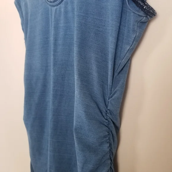 WHBM Ruched Cap Sleeve Top Small - Picture 2 of 4